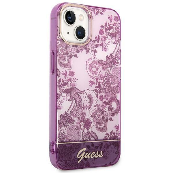Etui Guess do iPhone 15 Plus, iPhone 14 Plus, Fuksja zdjęcie 4
