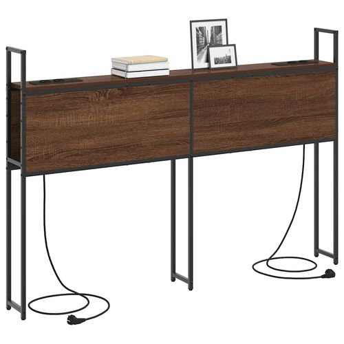 Szafka z Ładowaniem Brązowy dąb 150 cm Materiał drewnopochodny na Arena.pl