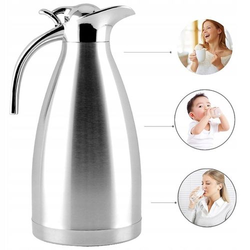 TERMOS KOLBA DZBANEK NA WODĘ IZOLOWANY PRÓŻNIOWO ZE STALI NIERDZEWNEJ na Arena.pl