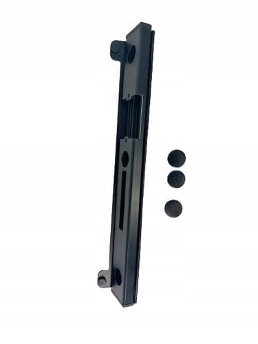 Kaseta elektrozaczepu niska kolor czarny RAL9005 do bramki furtki drzwi na Arena.pl