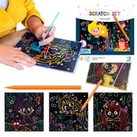 zdrapka artystyczna syrenki wydrapywanka metoda scratch dla dzieci  300216