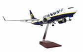 MODEL SAMOLOTU BOEING 737 RYANAIR KOLEKCJONERSKA REPLIKA 47CM 1:85 LED