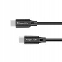 2 x Kabel USB-C Typ C 2,5m PD 100W 5A Kruger&Matz