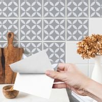 Naklejki Laminowane Na Płytki ORNAMENTY Mozaika Zestaw 24 szt. 20x20