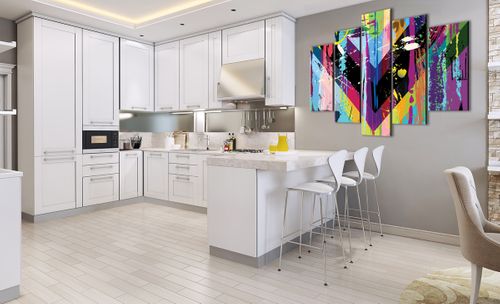 Obraz Na Płótnie - Kompozycja Kolory - 150X100 Cm - Ea150X100-3604 na Arena.pl