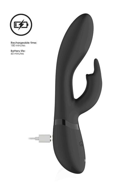 Wibrator-Zosia - Classic G-Spot Rabbit - Black zdjęcie 3