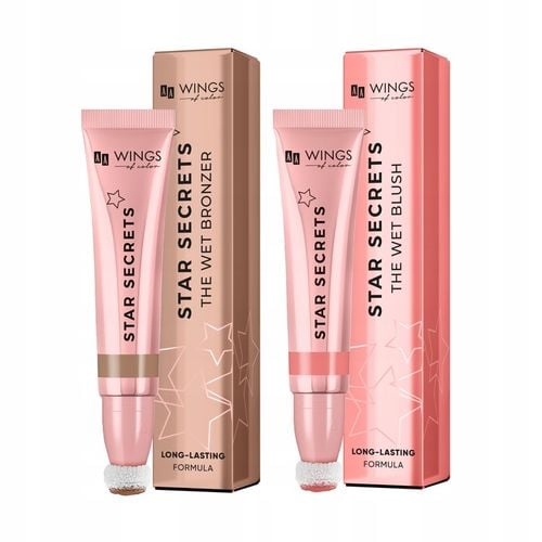 Zestaw AA WINGS OF COLOR The Wet Contouring - kremowy bronzer i róż na Arena.pl