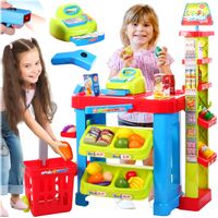 Supermarket Sklep Wózek Sklepowy Kasa Koszyk Stragan