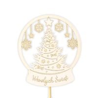 ozdoba na piku wesołych świąt 5 szt.    - nr. 21