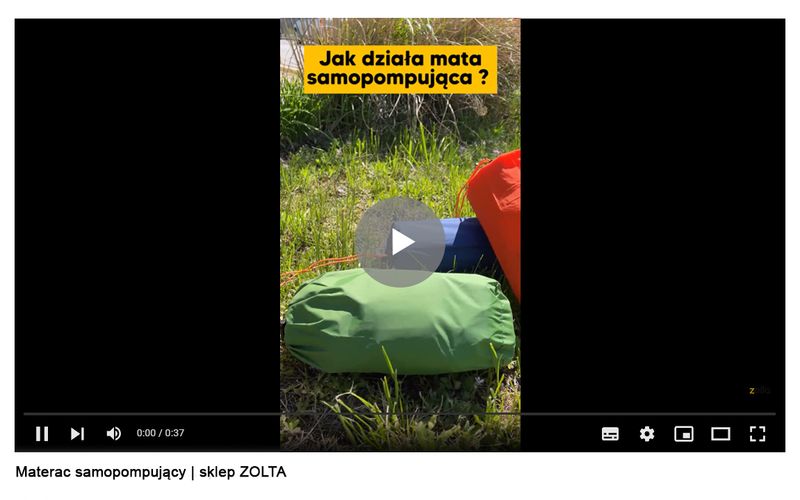 Materac dwuosobowy samopompujący zielony zdjęcie 11