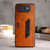 Etui AIORIA Vintage LEATHER do Asus ROG Phone 6 pomarańczowy