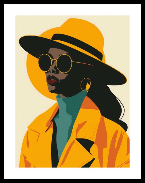 Plakat 30x40cm Żółta Stylowość zdjęcie 3