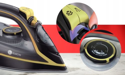 ŻELAZKO 3000W PAROWE CERAMICZNE STRAŻAK 10w1 INNOWACJA STRAŻAK ANTI-DRIP na Arena.pl