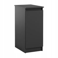 Szafka Na Dokumenty Kontener Dostawka Drzwi Czarny Mat