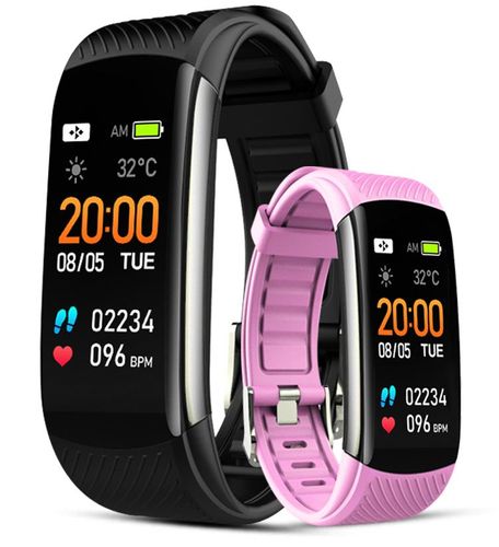 Smartband Giewont Fit&GO Duo GW200-4 - Black + Pasek Think Pink na Arena.pl
