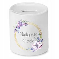 Skarbonka Prezent Dla Cioci Najlepsza Ciocia Z Nadrukiem Ze Zdjęciem