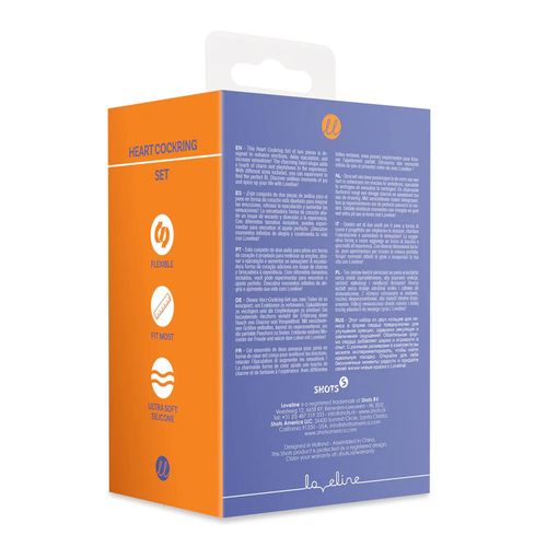 Heart Cockring Set - Violet Storm na Arena.pl