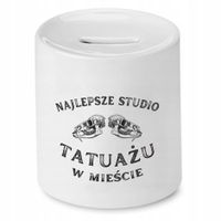 Dla Tatuażysty Prezent Skarbonka Najlepsze Studio Z Nadrukiem Ze Zdjęciem