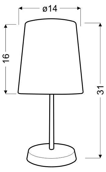 River lampka gabinetowa 1x40W E14 zdjęcie 12