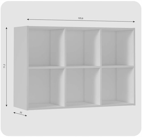 Regał półka organizer pojemnik stojak na płyty winylowe segregatory Cubo 5 na Arena.pl