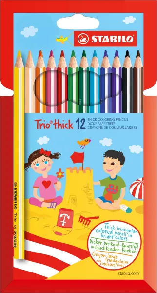 Kredki Trio (12 sztuk) zdjęcie 1