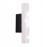 KINKIET LAMPA ŚCIENNA MAXLIGHT FAYETTE W0363 CZARNY/TRANSPARENTNY
