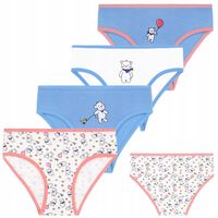 Majtki Figi 4 szt dla Dziewczynki Bawełniane Kolorowe Miśki MORAJ 122-128