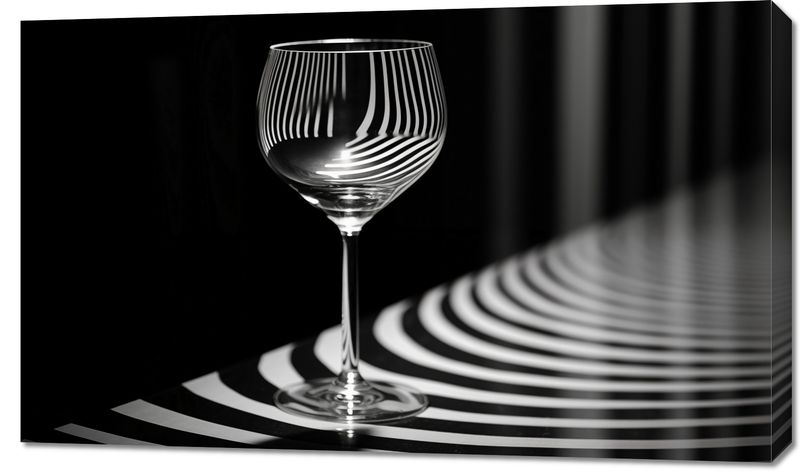 Obraz 100x60cm Refleksje nad Szkłem zdjęcie 1