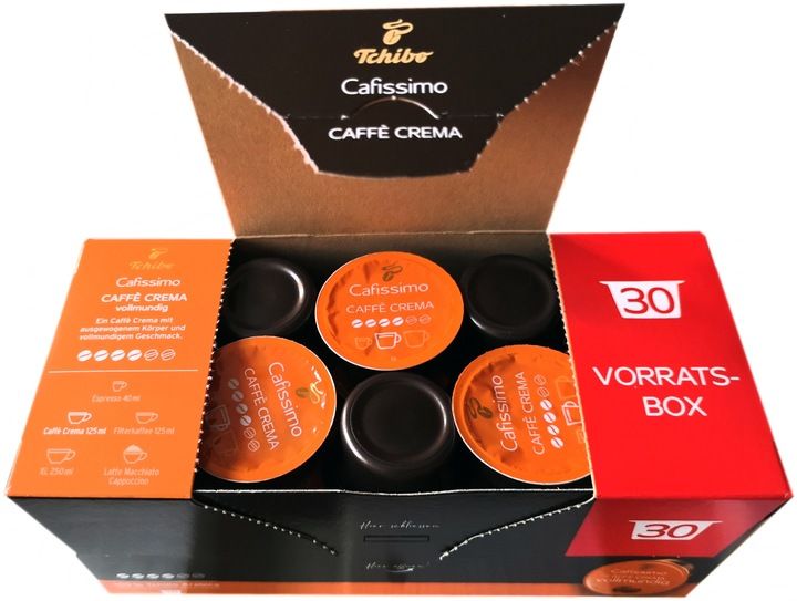 TCHIBO CAFISSIMO CAFFE CREMA VOLLMUNDIG 30 kapsli zdjęcie 4