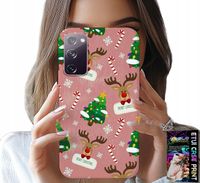 ETUI DO SAMSUNG GALAXY S20 LITE - ŚWIĄTECZNE RENIFERY CHOINKI LASKA WZORY