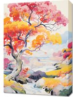 Obraz 50x70cm Roztańczony Krajobraz