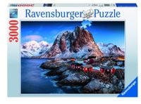 Puzzle 3000 elementów Norwegia - Hamnoy, Lofoten