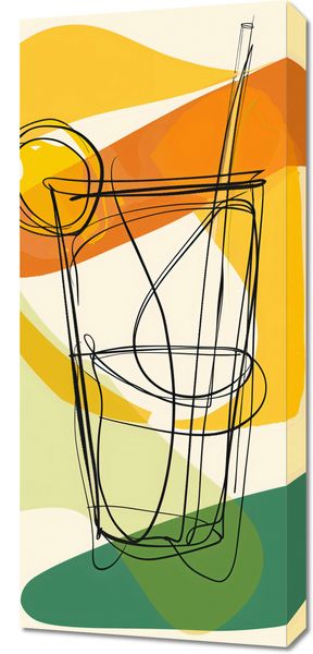 Obraz 40x90cm Koktajl Artystyczny zdjęcie 1
