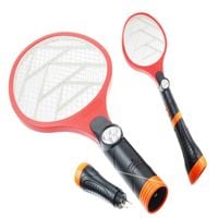 Elektryczna łapka na muchy, rakietka na owady, packa 230V