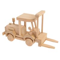 Drewniana zabawka skarbonka John Paddle - Wózek Widłowy