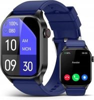 Zegarek sportowy smartwatch 2,4” AMOLED wodoodporny IP68 czarny