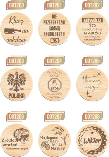 OTWIERACZ do piwa DREWNIANY personalizacja z grawerem prezent na 18 na Arena.pl