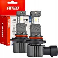 Amio LED HB4 9006 HYBRID 6000K Canbus 60W Żarówki Samochodowe
