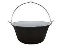 Kociołek węgierski emaliowany, 14 l+pokrywka