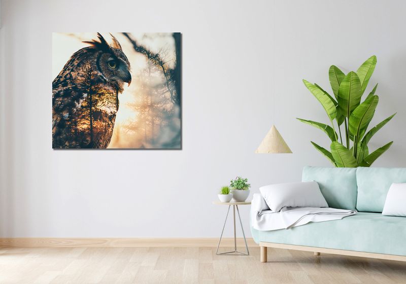 Obraz 100x90cm Sowi Duch zdjęcie 2