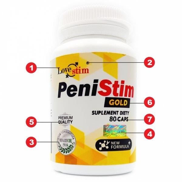 Supl.diety-Penistim Gold 80 Caps zdjęcie 4