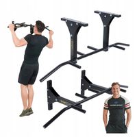 Drążek do podciągania na ścianę sufit trening kalistenika SmartGym stalowy