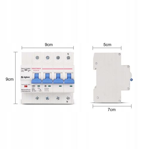 Wyłącznik nadprądowy / bezpiecznik - Zigbee 4P na Arena.pl