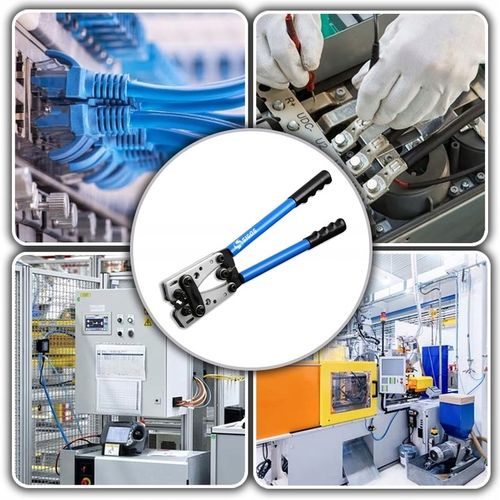 ZACISKARKA KOŃCÓWEK KABLI PRZEWODÓW PRASKA TULEJKI 390 mm 6-50mm2 na Arena.pl