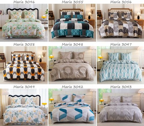 Pościel 160x200 + 2 poszewki KOMPLET POŚCIELI bawełnianej satyny WYBÓR na Arena.pl