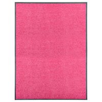 Wycieraczka z możliwością prania, różowa, 90 x 120 cm