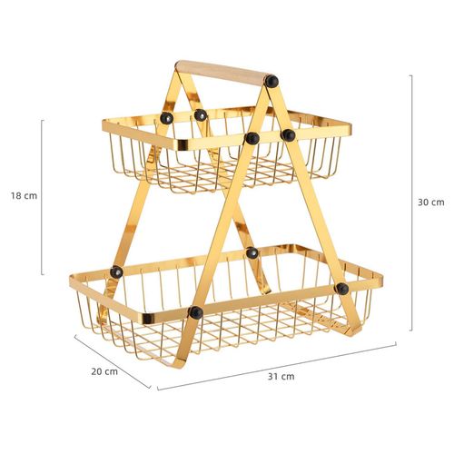 koszyk piętrowy na owoce przyprawy loft e-8180 na Arena.pl