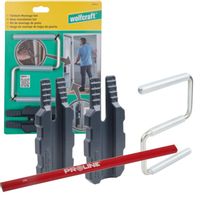 WOLFCRAFT Zestaw do montażu skrzydła drzwiowego 3674000