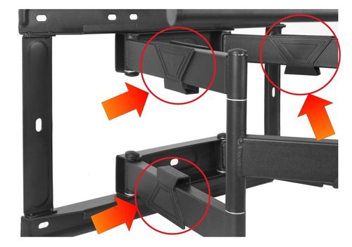 100kg Uchwyt do Telewizora 85 86 98 100 cali Ultra Mocny Wieszak TV na Arena.pl