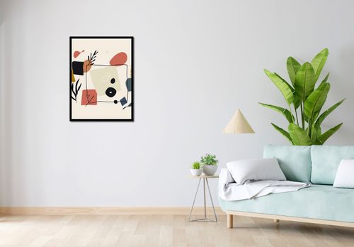 Plakat 60x80cm Abstrakcyjny Dialog na Arena.pl